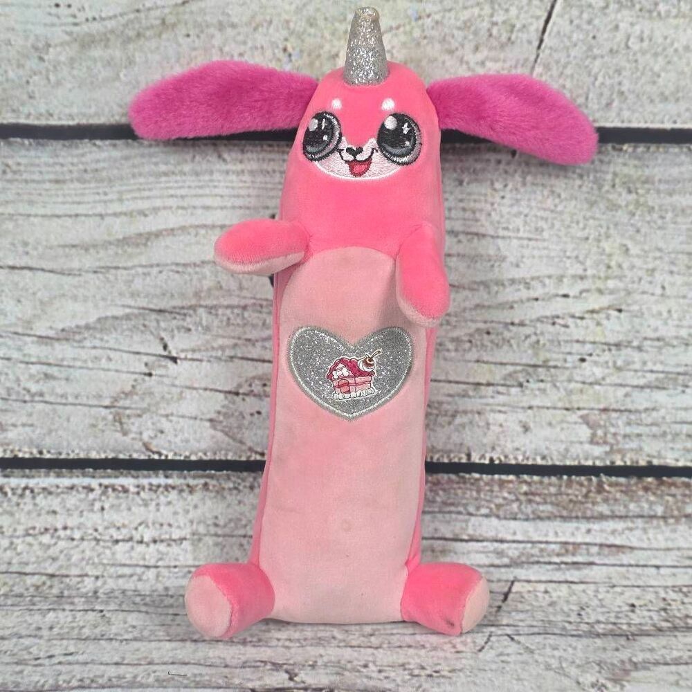 Pink Unicorn Plush Long Body Pillow Stuffed Animal 14”